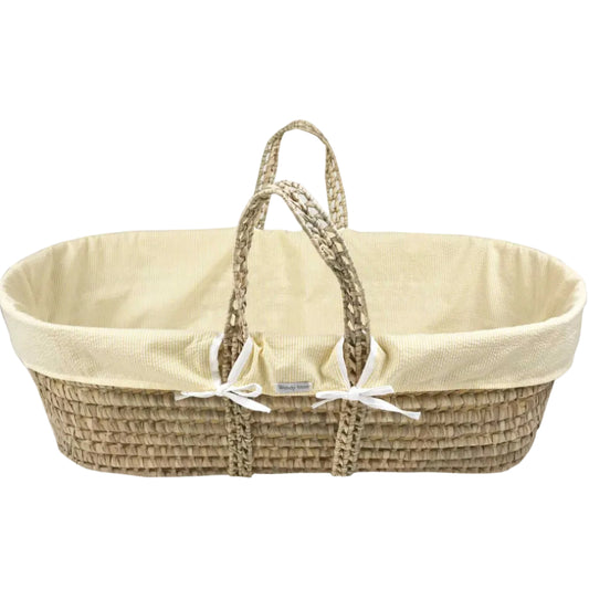 Moses basket liner yellow