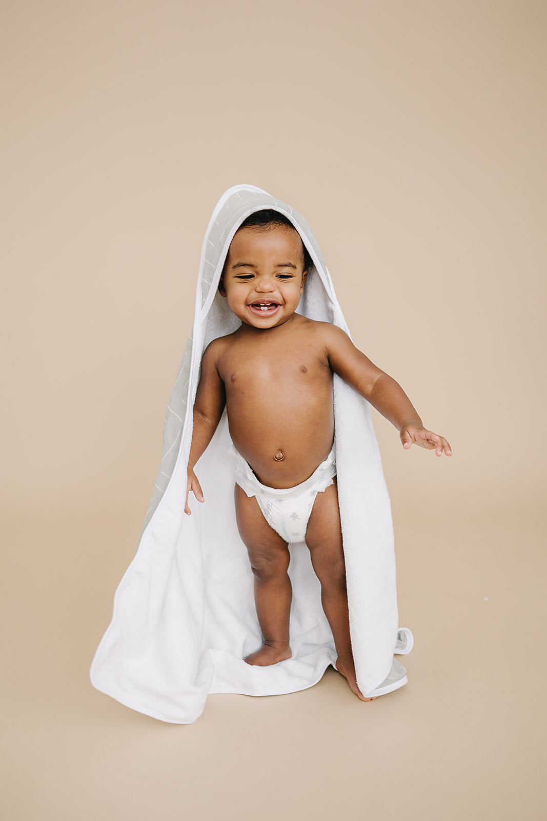 Desert Sage Muslin Hooded Towel - Nature's Crib