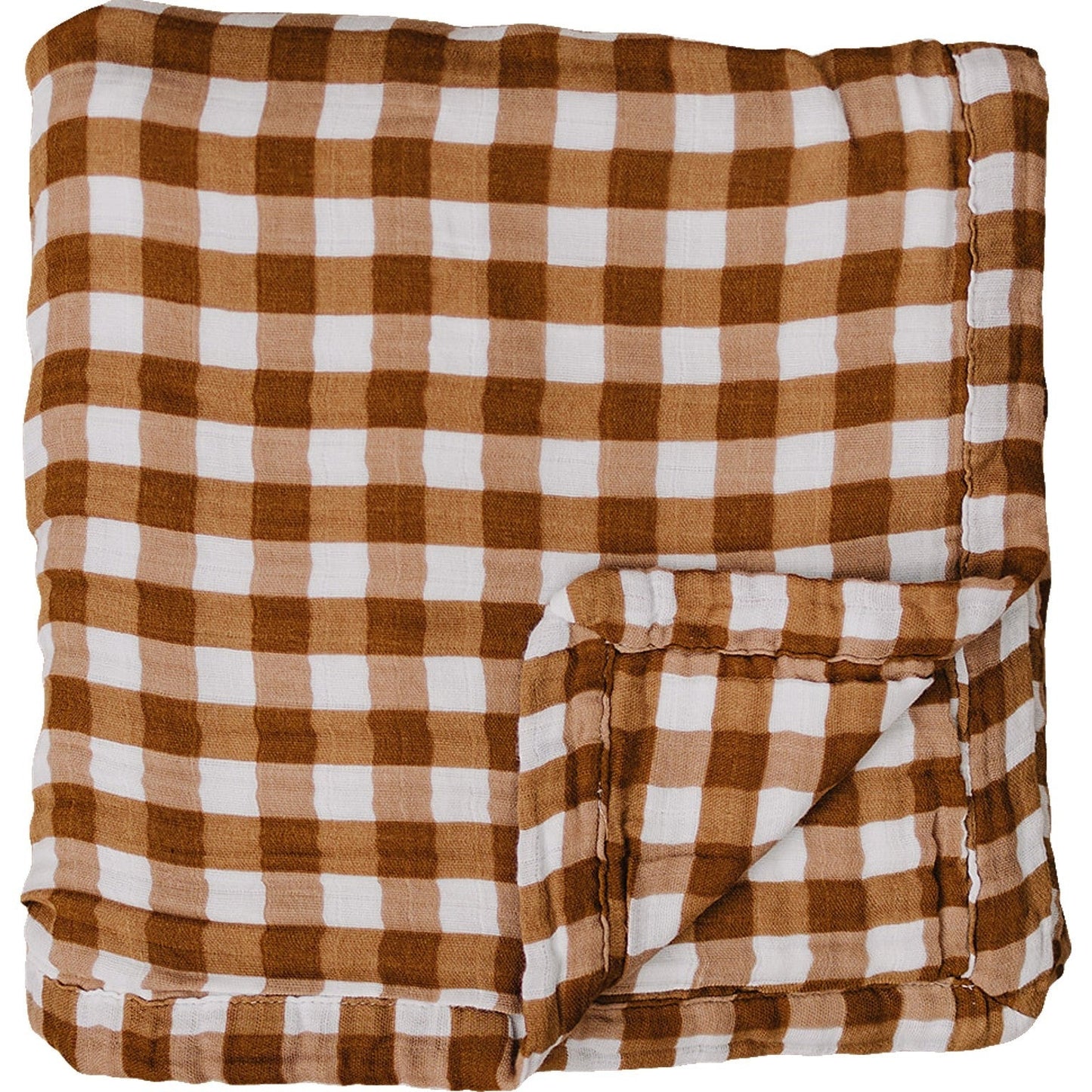 Gingham Muslin Quilt - Nature's Crib