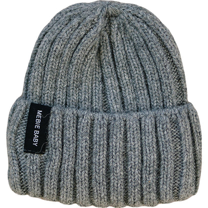 Grey Chunky Knit Beanie - Nature's Crib