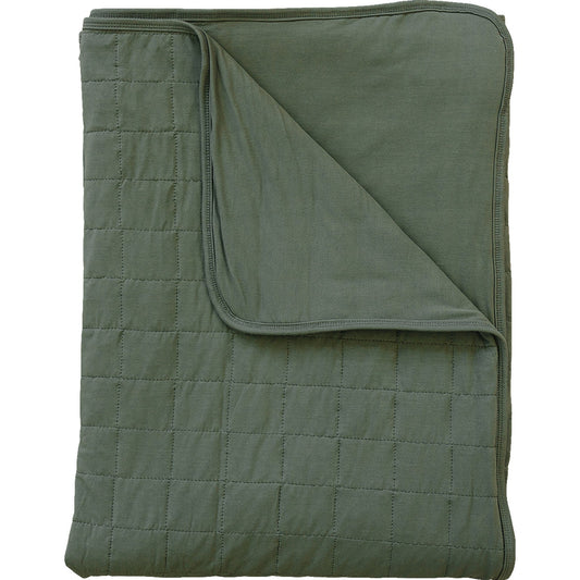 Olive Bamboo Quilt - Nature's Crib