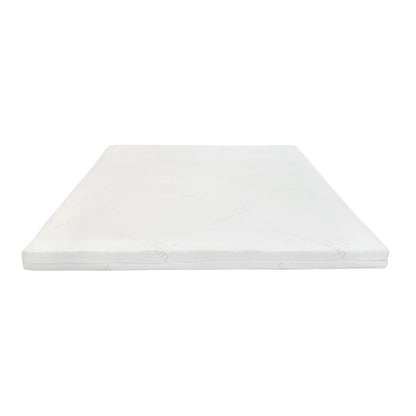 Adagio 2" Organic Latex Mattress Topper on white background
