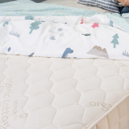 Naturepedic Organic Verse Kids mattress closeup