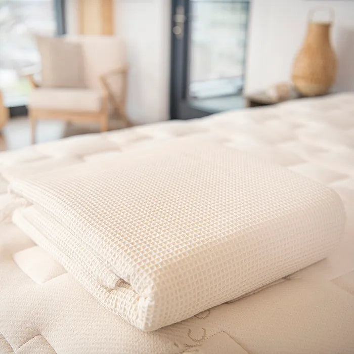 Naturepedic-Bedding_Waffle_Adult-Blanket-Cream