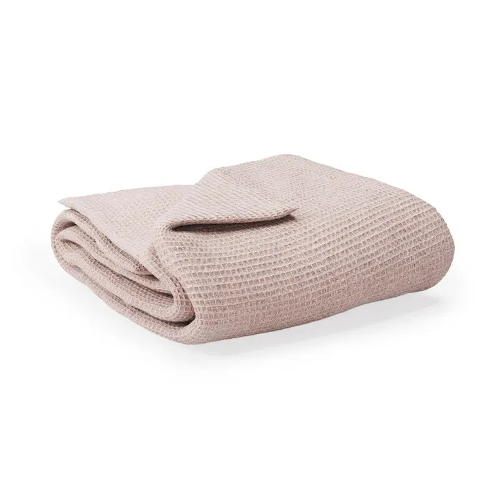 Naturepedic Organic Waffle Baby Blanket Petal