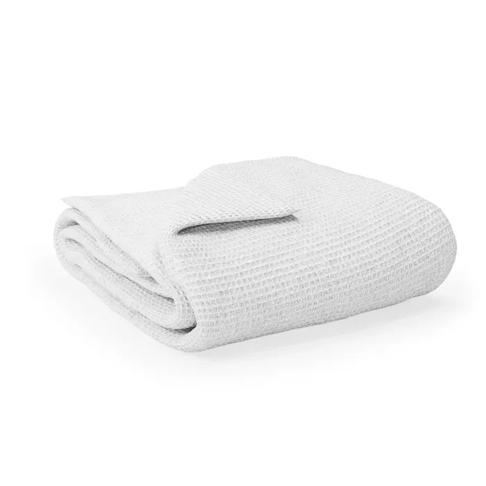 Naturepedic Organic Waffle Baby Blanket  arctic snow