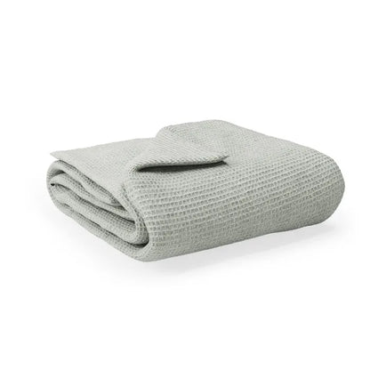 Naturepedic Organic Waffle Baby Blanket  sage 