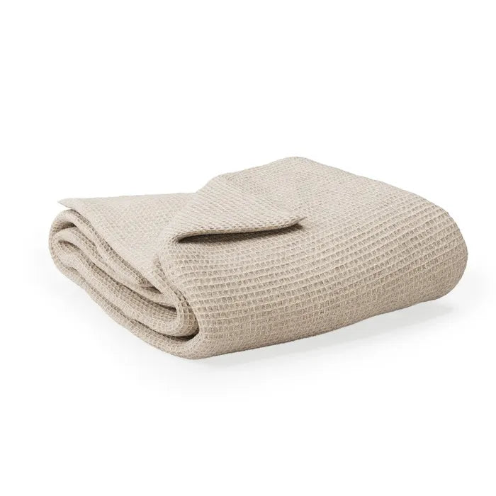 Naturepedic Organic Waffle Baby Blanket  sand