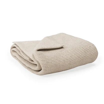 Naturepedic Organic Waffle Baby Blanket  sand