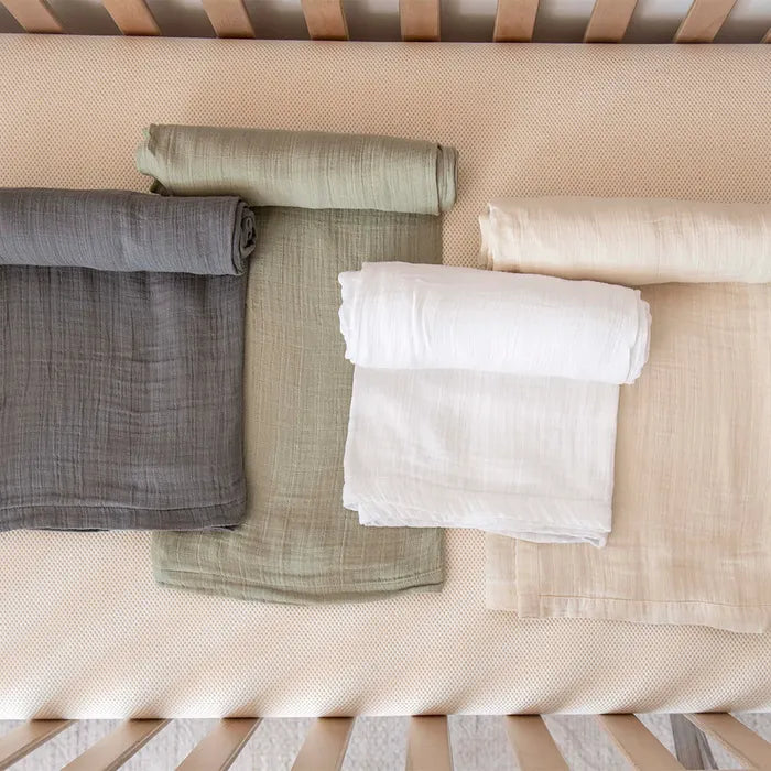  Naturepedic Organic muslin crib sheets colors