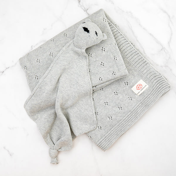 Trefle Infant Baby Blanket Set - Vanilla