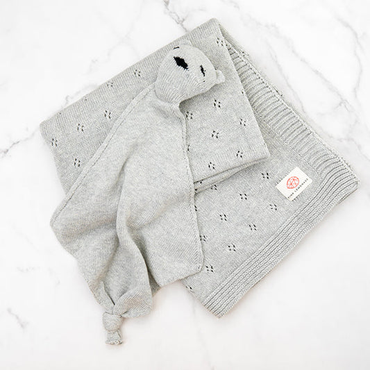 Trefle Infant Baby Blanket Set - Vanilla