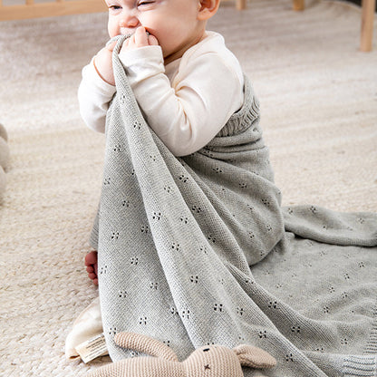 Trefle Infant Baby Blanket Set - Vanilla