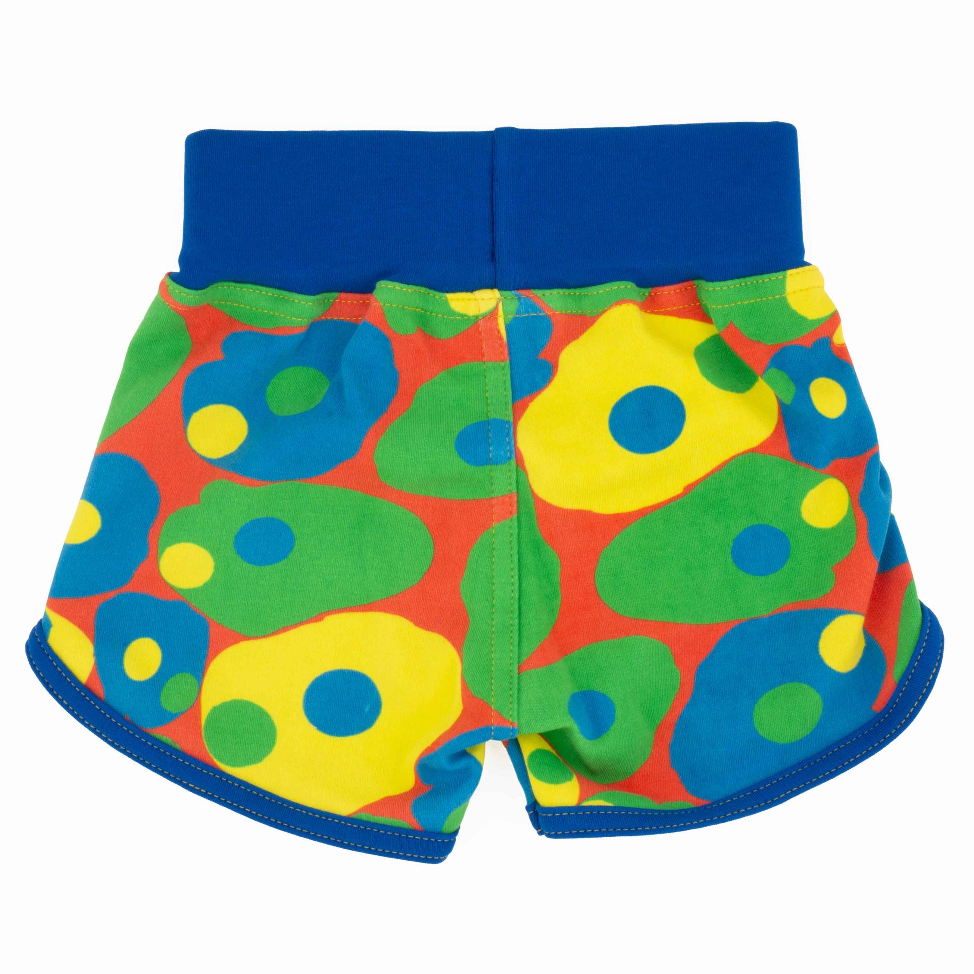  Peace House Studio Baby Print Shorts Pop Splash Blue