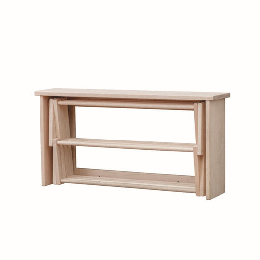 Wall Clothes Drying Rack ~ Solid Maple Hardwood, Folding, Hand Built in USA