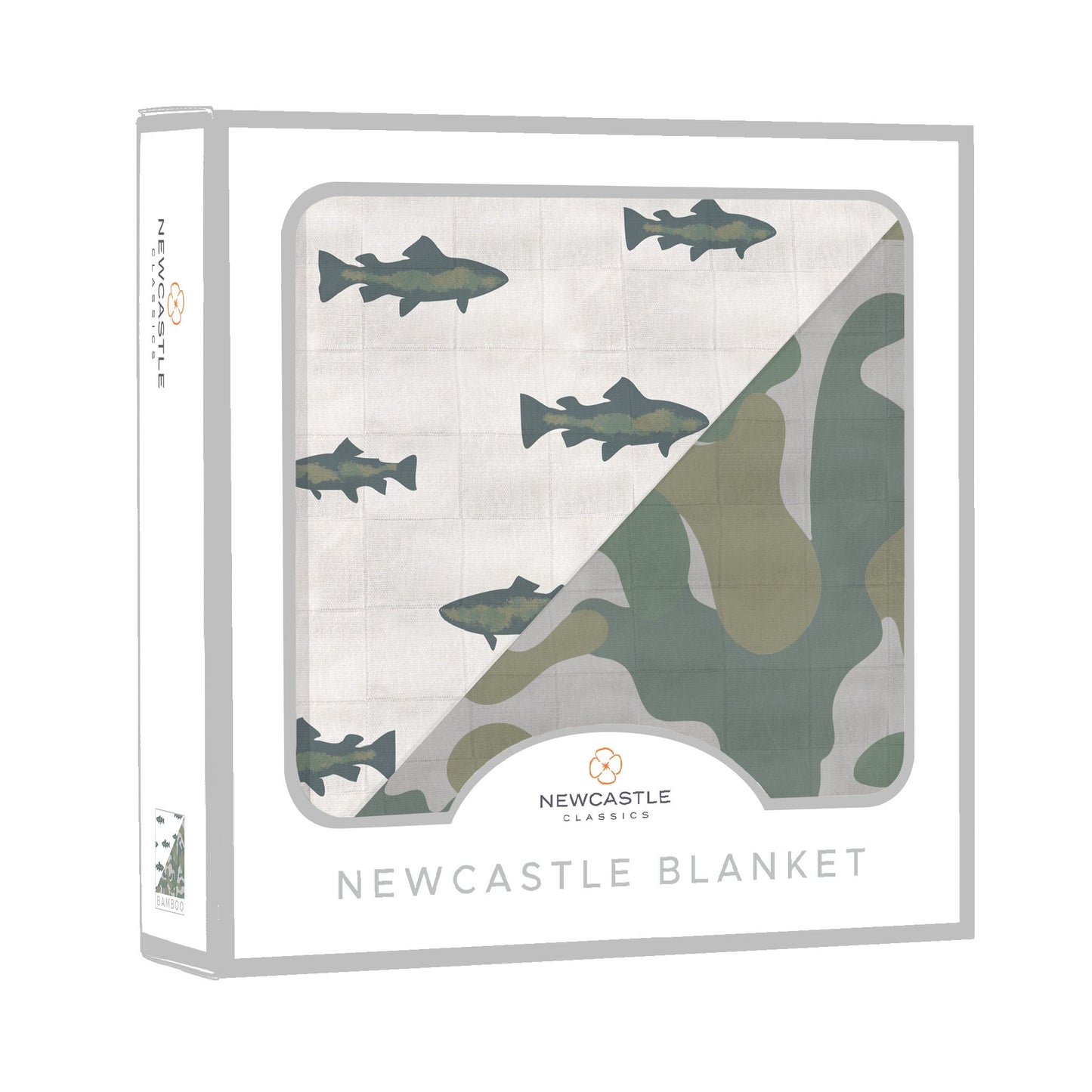 Gone Fishing and Hunter's Camo Newcastle Blanket