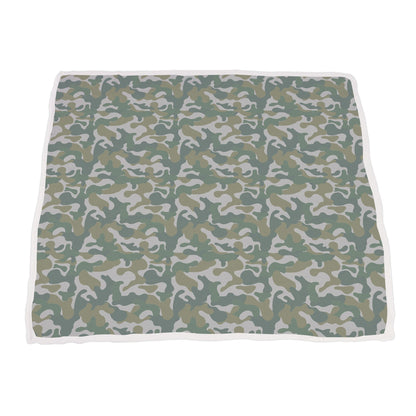 Gone Fishing and Hunter's Camo Bamboo Newcastle Throw Blanket