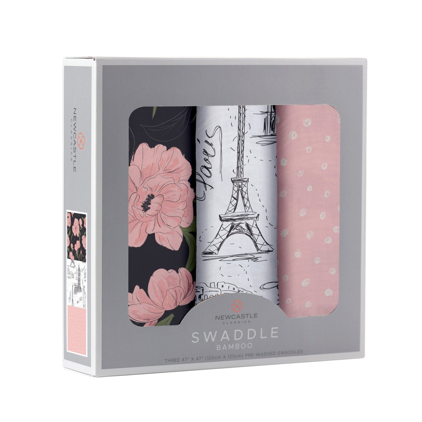 London, Paris, New York Swaddle 3 Pack