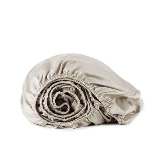 300 TC Organic Sateen Fitted Sheet