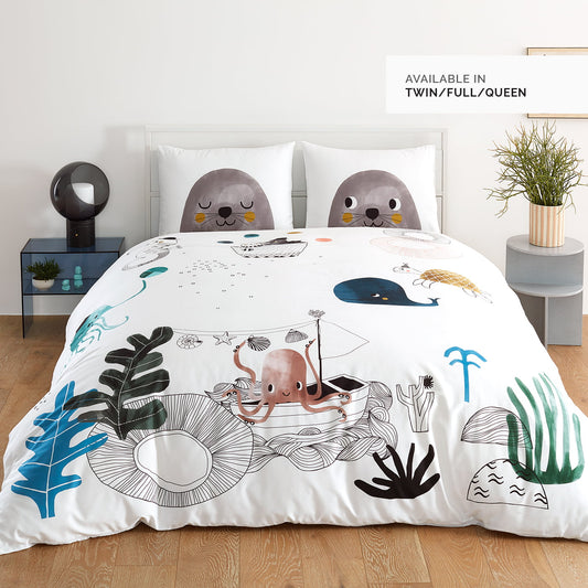 Underwater Love Duvet Cover & Pillowcase Set