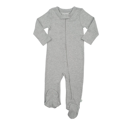 Organic Cotton Footie | heather grey