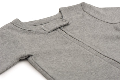 Organic Cotton Footie | heather grey