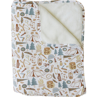 Mebie Baby,Camping Trip Bamboo Fleece Quilt