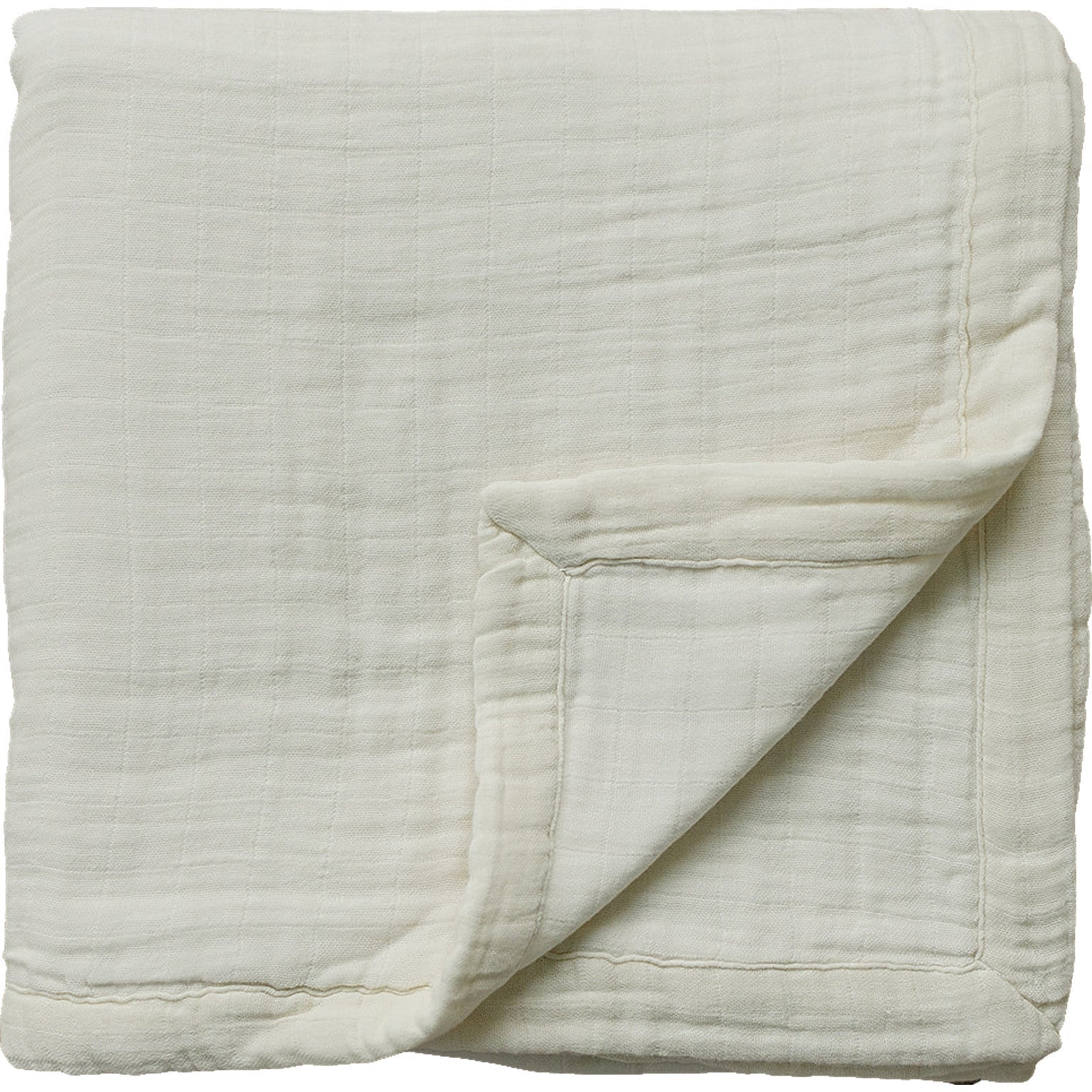 Cream Muslin Quilt - Nature's Crib