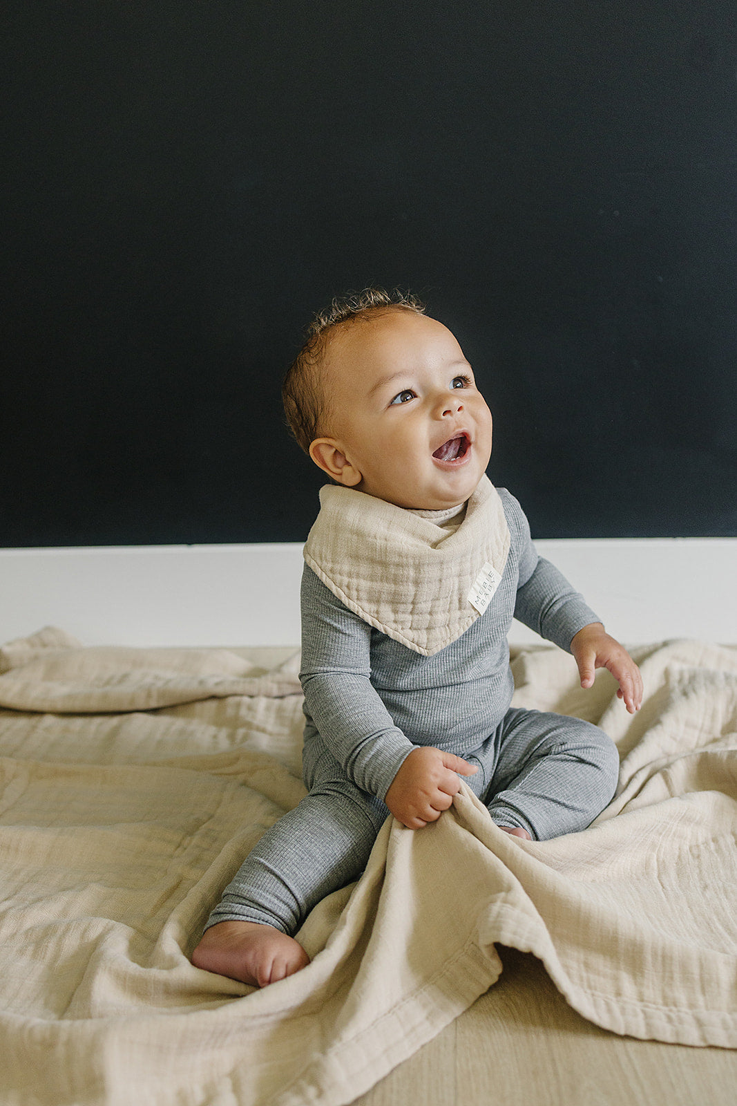 Oatmeal Muslin Quilt - Nature's Crib