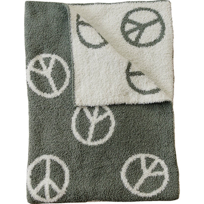 Peace Plush Blanket - Nature's Crib