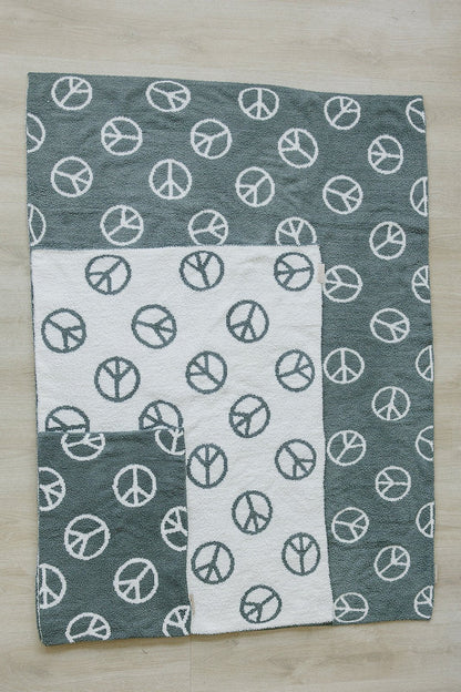 Peace Plush Blanket - Nature's Crib