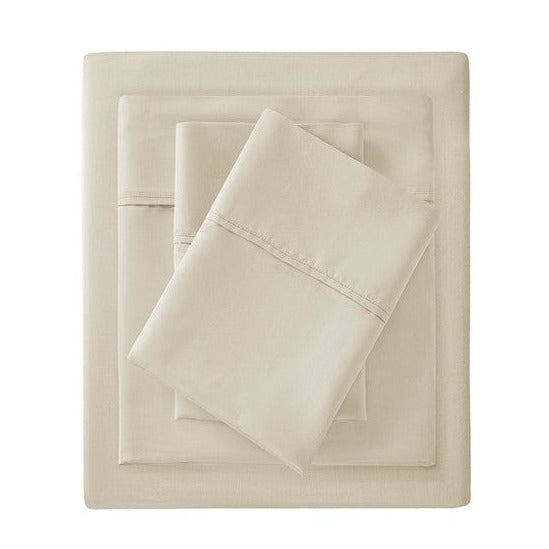 100% Organic Cotton Deep Pocket Sheet Set Taupe