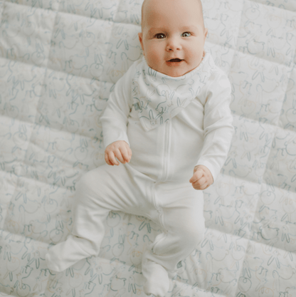 Organic Cotton Footie | ivory