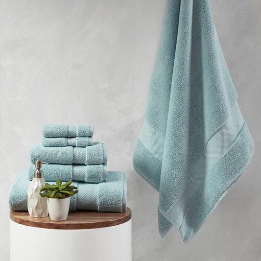 Shop Cotton Tencel Blend Antimicrobial 6 Piece Towel Set Grey