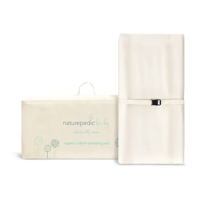 Naturepedic changing table pad 2 sided