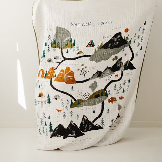 National Parks Throw Blanket