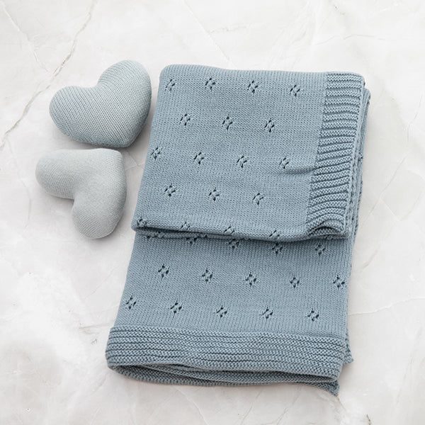 Trefle Infant Baby Blanket Set - Vanilla