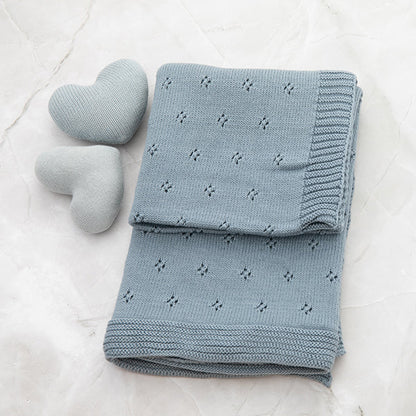 Trefle Infant Baby Blanket Set - Vanilla