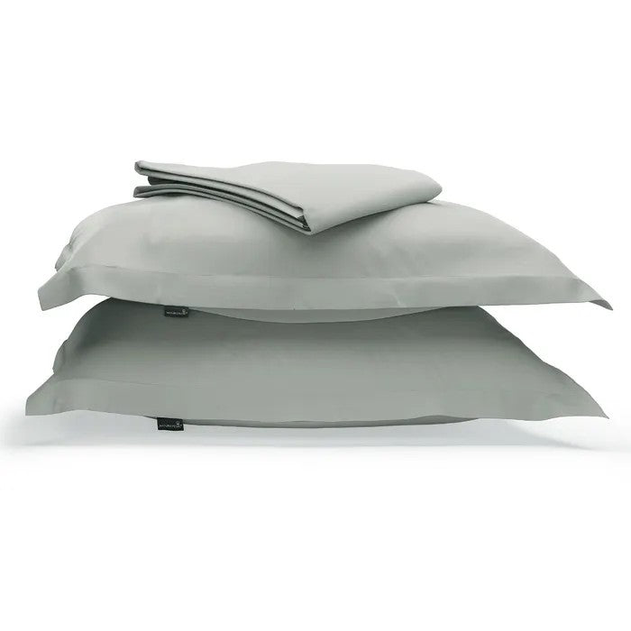 Naturepedic sage color organic cotton duvet cover and shams set