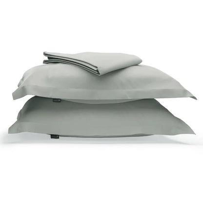 Naturepedic sage color organic cotton duvet cover and shams set