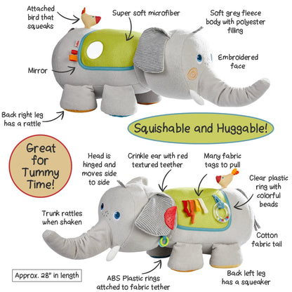 Elephant Discovery Pillow