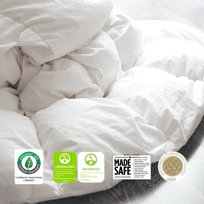 Naturepedic Organic Cotton & Down Duvet Insert/Comforter