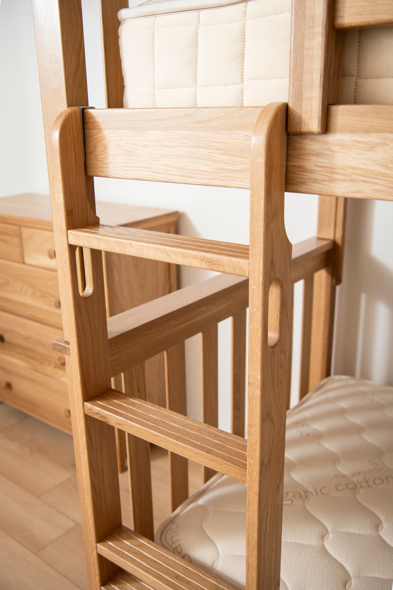 Naturepedic Savona FSC®-Certified Oak Kids Bunk Bed