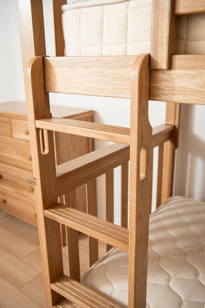 Naturepedic Savona FSC®-Certified Oak Kids Bunk Bed