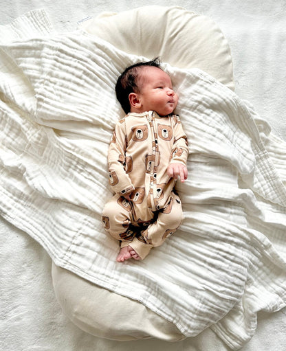 Muslin 6-Layer Blanket - White
