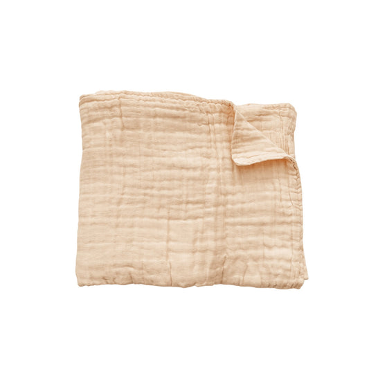 Muslin 6-Layer Blanket - Apricot