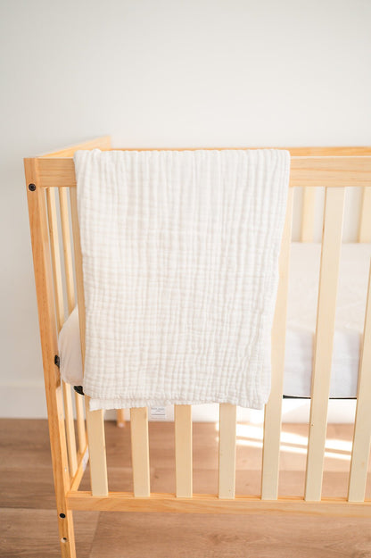 Muslin 6-Layer Blanket - White