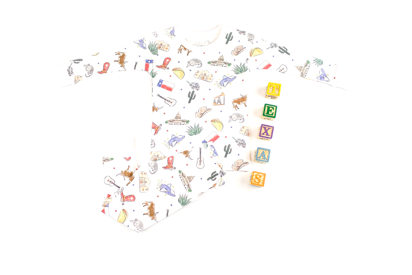 Texas Kids Organic Cotton Kids Pajamas