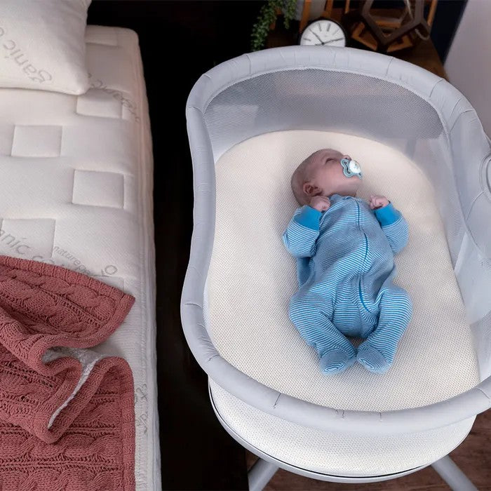 Organic Breathable Bassinet Mattress for Halo Bassinets