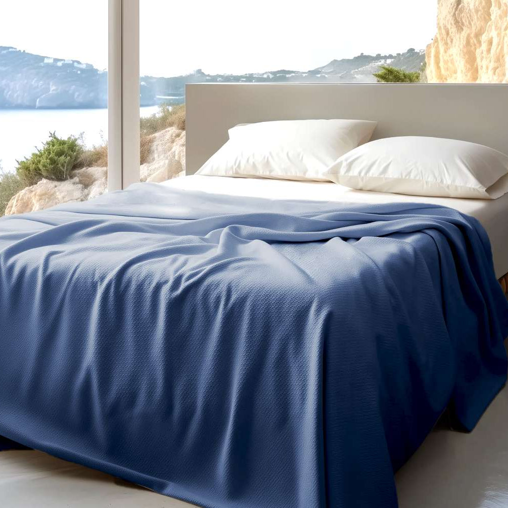 organic-cotton-honeycomb-jacquard-blanket-pacific-blue 